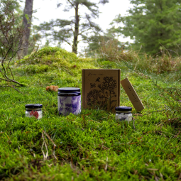 Syren rapsvokslys - blomsterduft & håndlavet