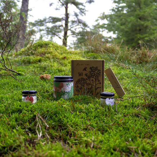 Baked Apples & Cinnamon Candle - Cozy Handmade Wax